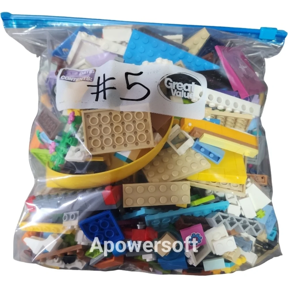 Lego Misc Lot Assort One Gallon Zip Bag #5